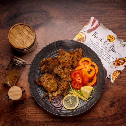 Lamb Chops with organic spices